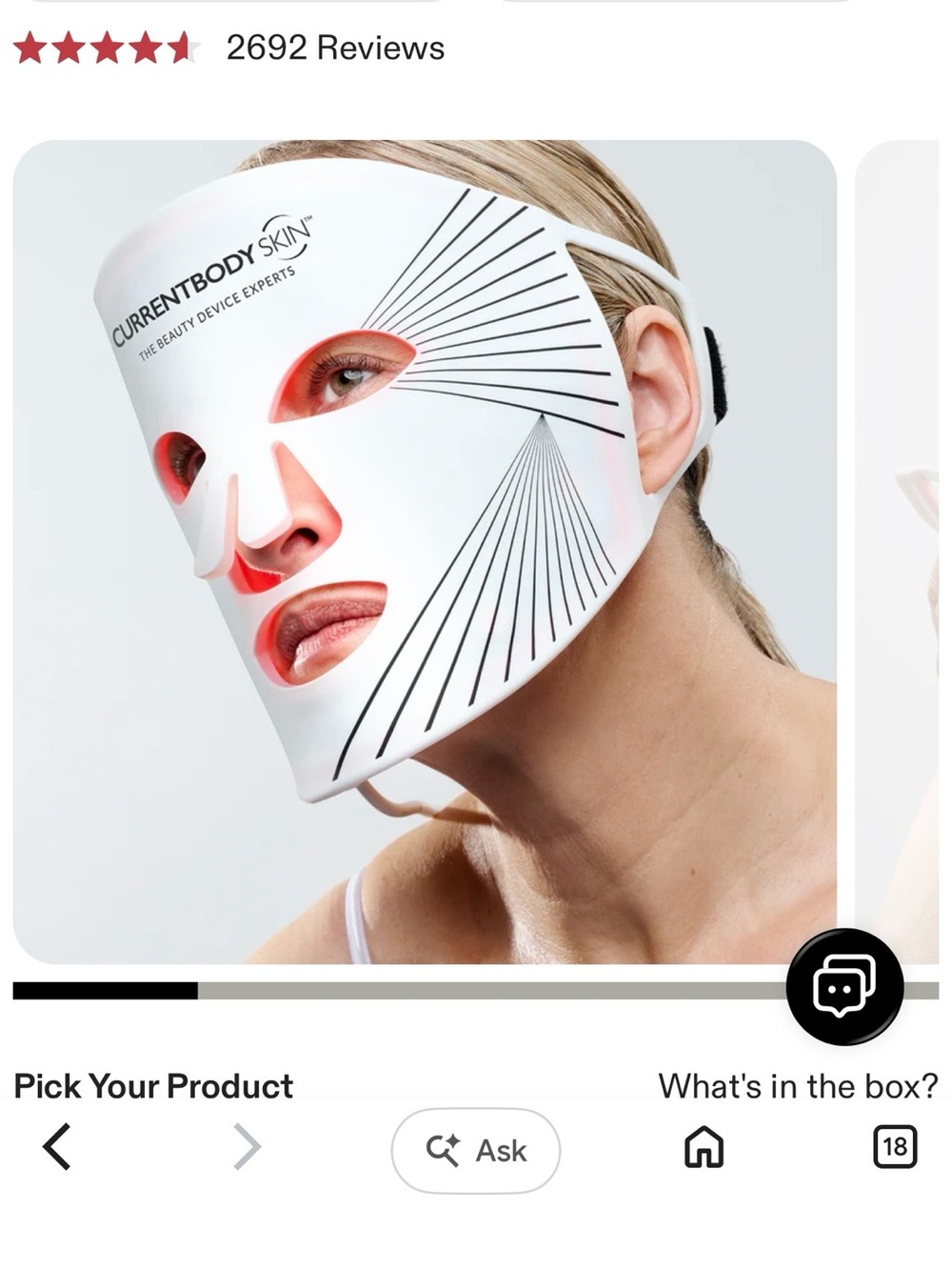 White LED Facial Rejuvenation Mask